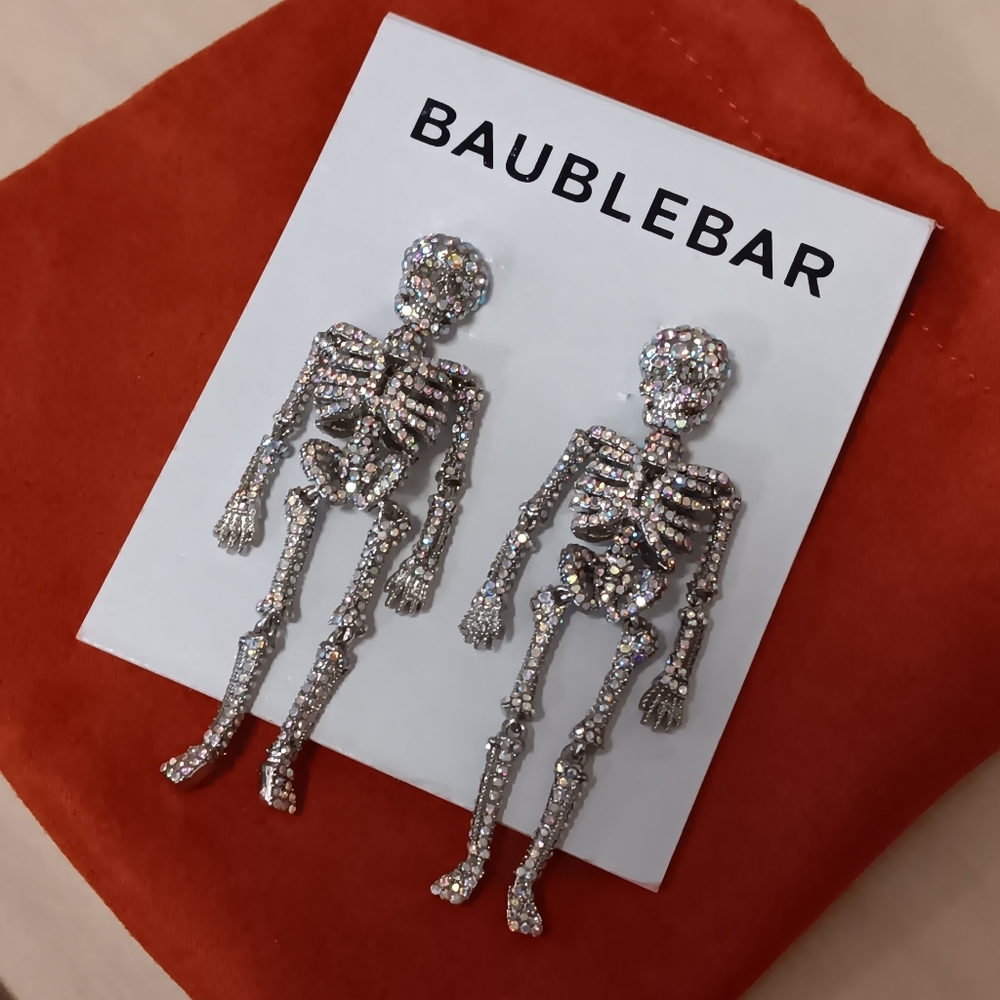 BaubleBar Bone-A-Fide Hottie Skeleton Earrings